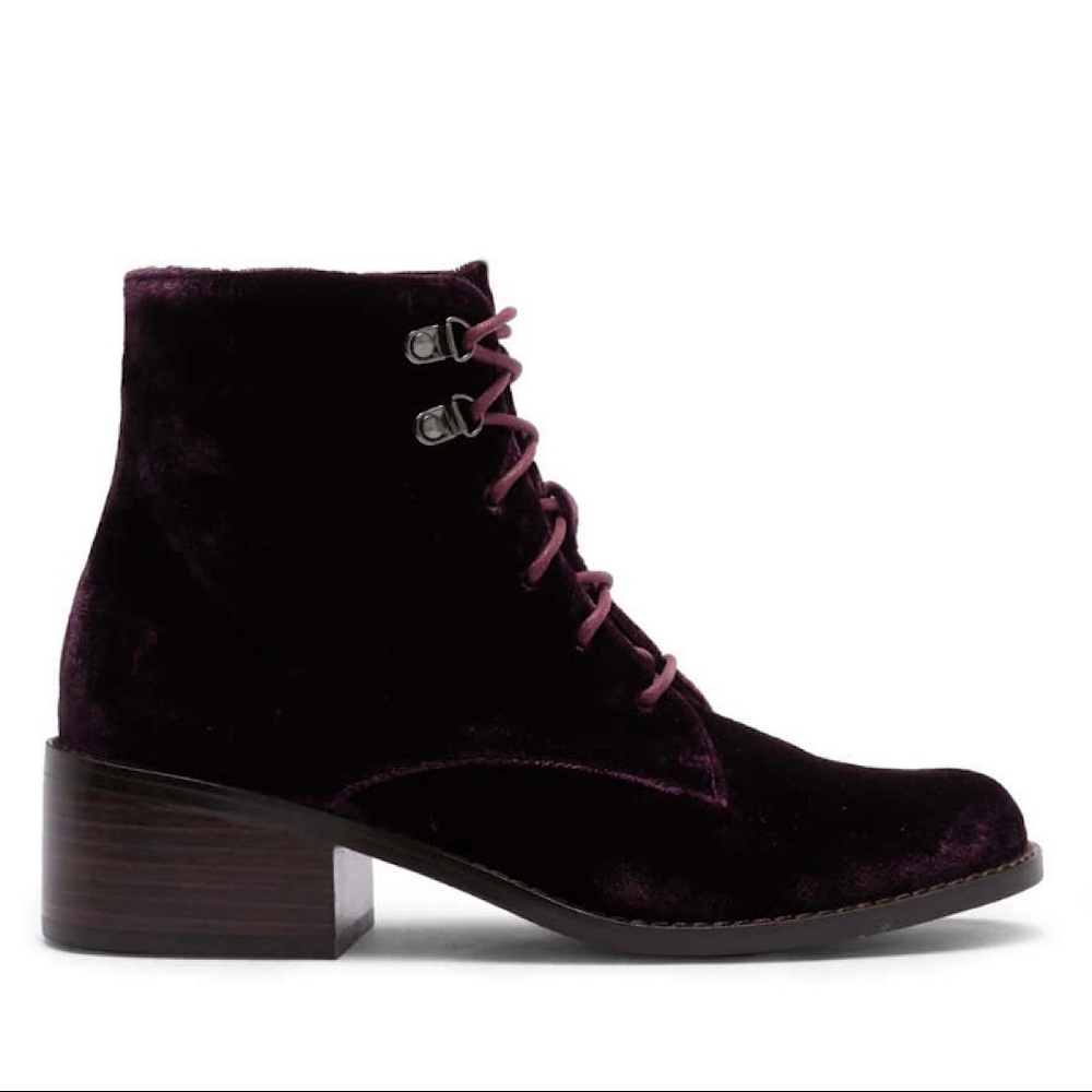 Linea Paolo Fame Velvet Ankle Boot - Picture 3 of 5